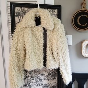 Free People cream coat